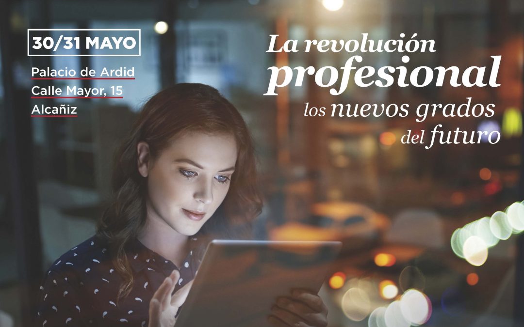 Cartel del ciclo La revolución profesional en Alcañiz