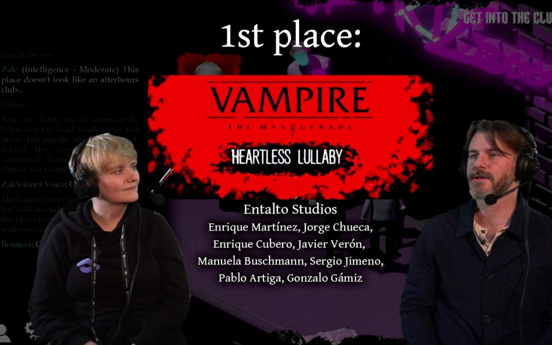 Entalto Studios gana la Vampire Jam y su propuesta de videojuego será publicada como producto oficial de Mundo de Tinieblas
