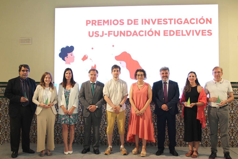 La USJ entrega sus primeros Premios de Investigación creados en colaboración con la Fundación Edelvives
