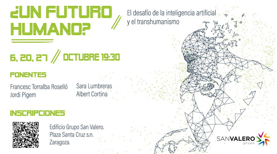 El Grupo San Valero organiza un ciclo de conferencias para analizar los desafíos de la inteligencia artificial y su impacto en el futuro