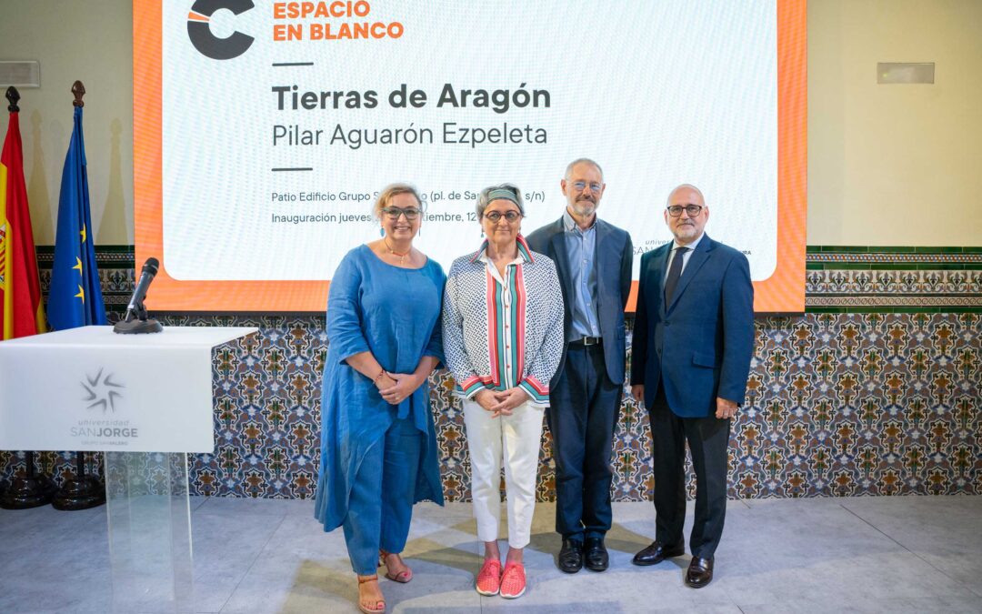 Cultura USJ inaugura la exposición «Tierras de Aragón» de la artista y escritora aragonesa Pilar Aguarón Ezpeleta