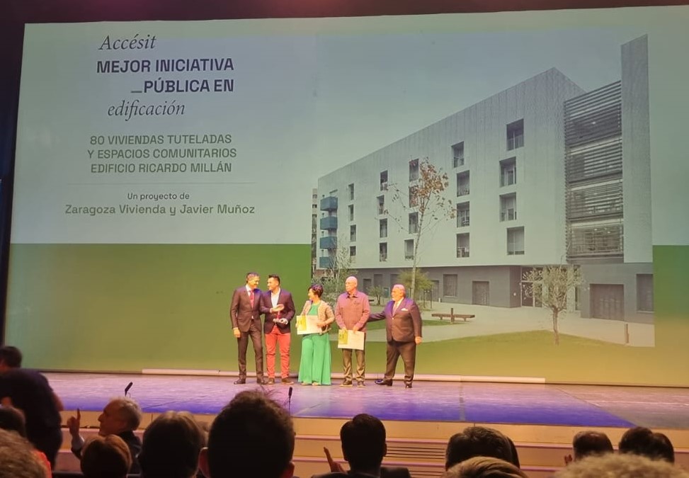 Ángel Comeras, profesor de Arquitectura de la USJ, galardonado en los Premios Gala Aragonesa de la Edificación