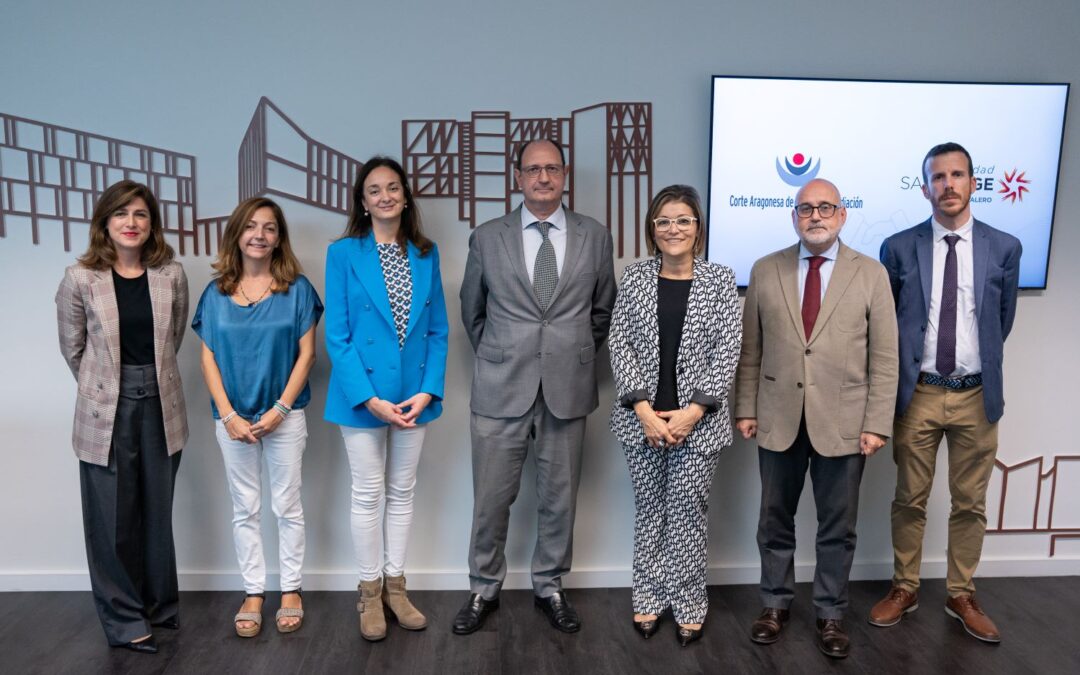 La Universidad San Jorge y la Corte Aragonesa de Arbitraje y Mediación firman un convenio de colaboración para desarrollar conjuntamente actividades docentes, educativas y de investigación