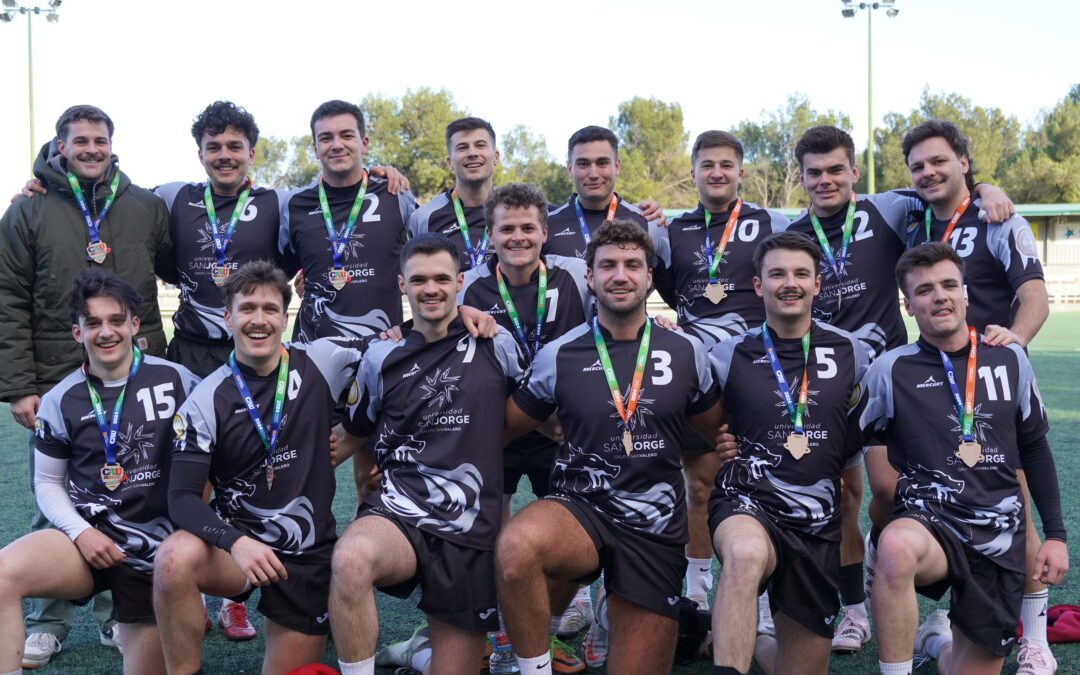 Los equipos de la USJ de rugby 7 masculino y fútbol sala femenino ganan los Campeonatos de Aragón Universitarios