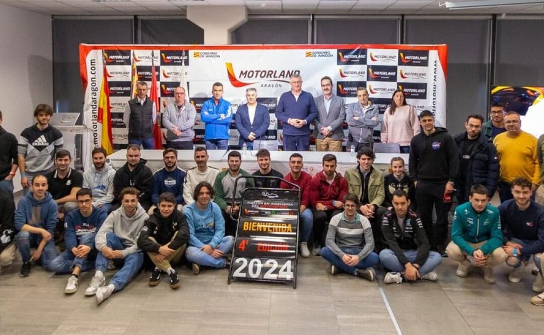 Motorland Aragón vibró con la primera sesión presencial de la 4ª edición del máster en Ingeniería del Motorsport