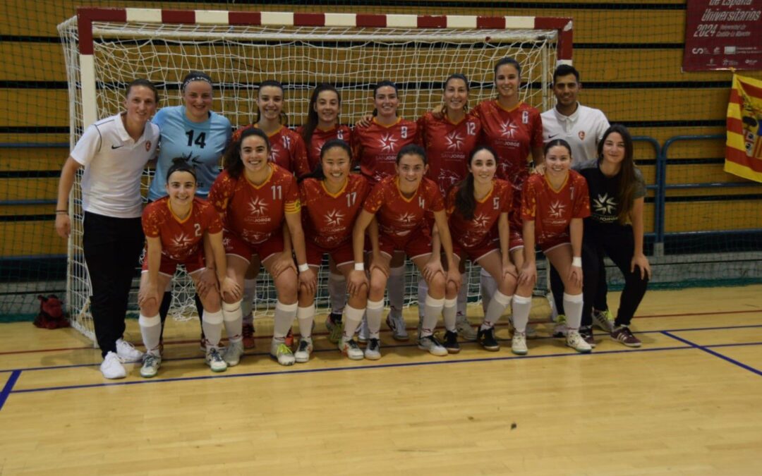 La Universidad San Jorge muestra un competitivo espíritu en el Campeonato de España Universitario de Fútbol Sala