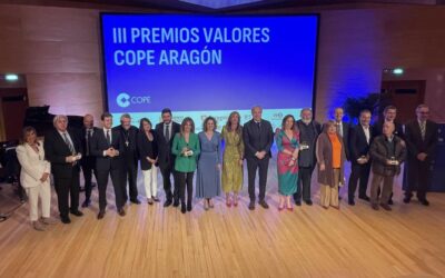 Grupo San Valero entrega el premio ‘Especial Valores’ de Cope a Miguel Ángel Tirado