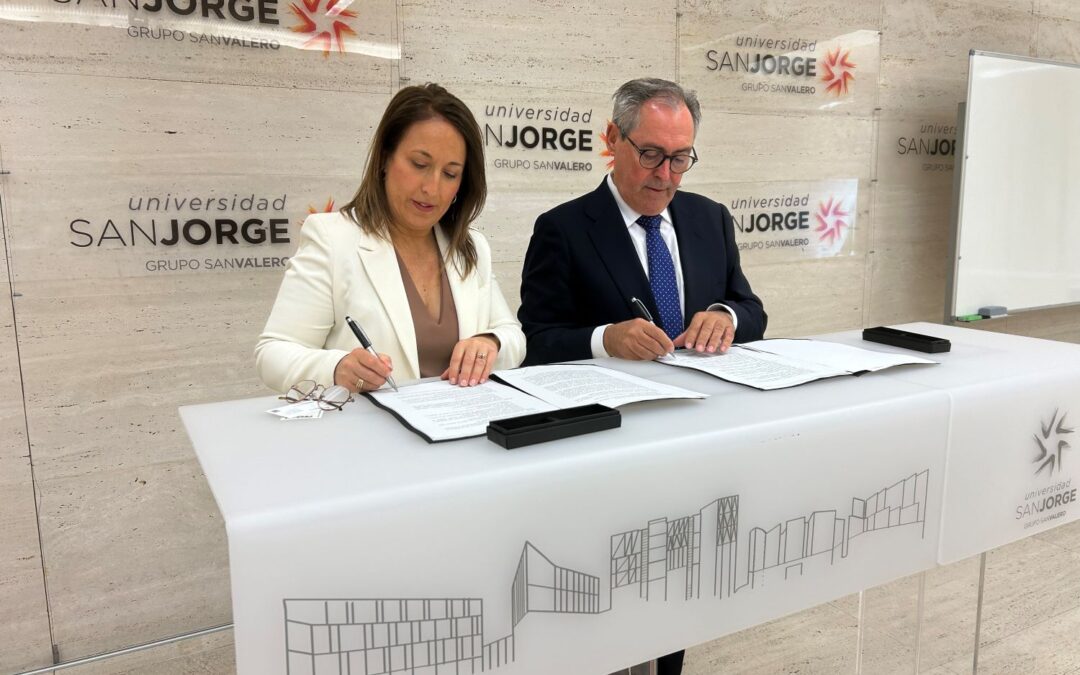 La Universidad San Jorge y la Federación de Empresas Químicas y Plásticos de Aragón firman un convenio de colaboración en investigación y cooperación educativa