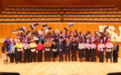 Los alumnos de la promoción 2024 de la Facultad de Ciencias de la Salud celebran su graduación