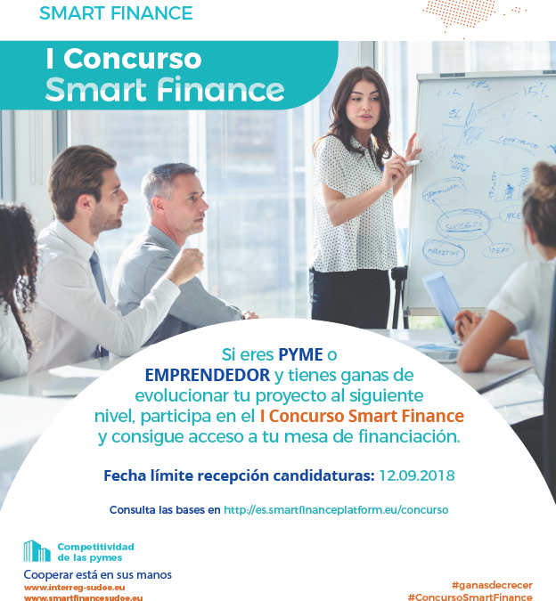 El proyecto Smart Finance y la Universidad San Jorge convocan  el I Concurso Smart Finance, dirigido a pymes y emprendedores con necesidad de financiación para crecer