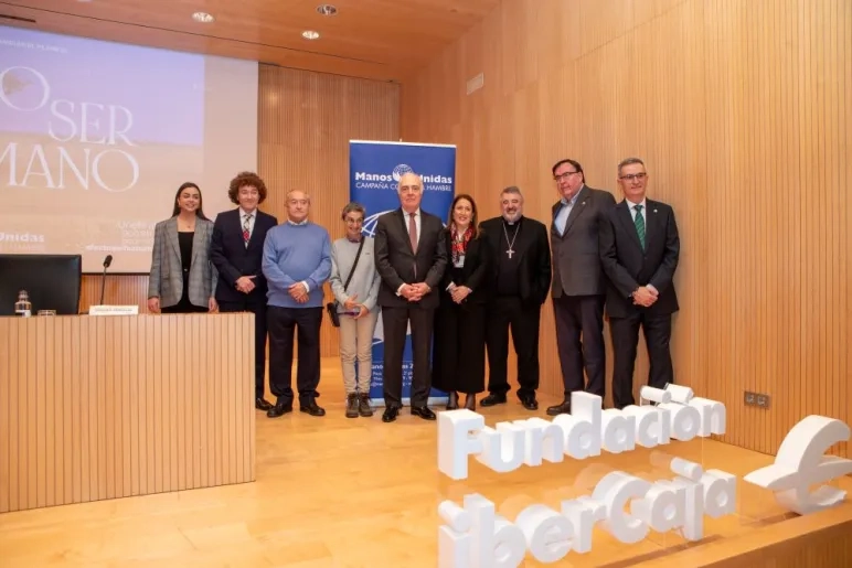 La Universidad San Jorge, reconocida por Manos Unidas con un sello de solidaridad