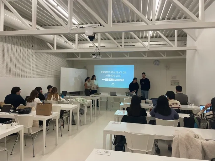 Alumnos de Publicidad y Relaciones Públicas crean una estrategia de medios para Bodegas Borsao como parte del trabajo final de la asignatura “Planificación de Medios”
