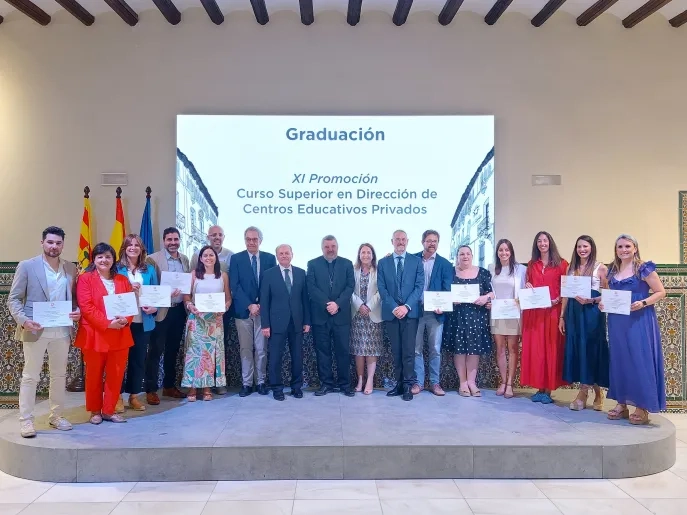 La Universidad San Jorge y Escuelas Católicas de Aragón celebran la graduación de la XI promoción del Curso Superior en Dirección de Centros Educativos Privados