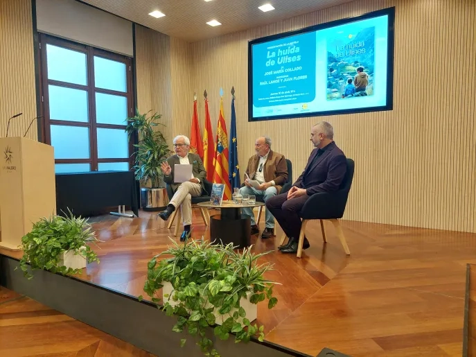Presentación 'La huida de Ulises', la última novela del aragonés José María Collado