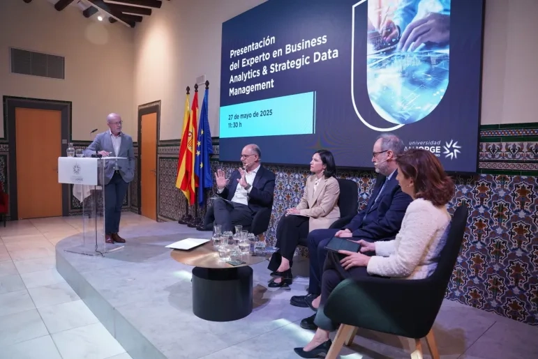 La Universidad San Jorge presenta el título de experto ‘Business Analytics & Strategic Data Management’ para ayudar a las empresas a convertir los datos en el activo más valioso de sus organizaciones