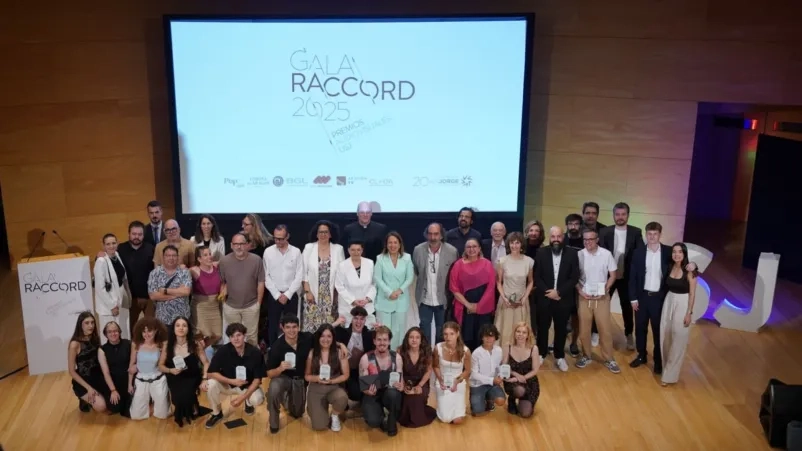 La Gala Raccord celebra su undécima edición reconociendo el talento emergente del audiovisual aragonés