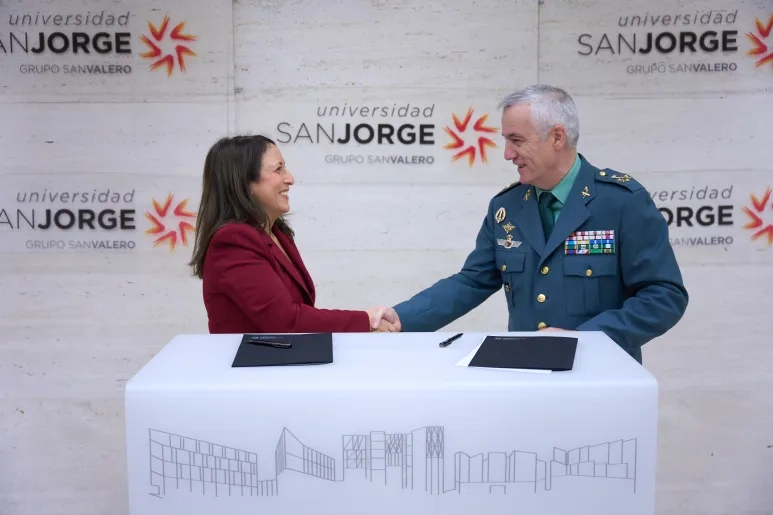 La Universidad San Jorge y el Centro Universitario de la Guardia Civil firman un convenio para impulsar proyectos formativos y de investigación