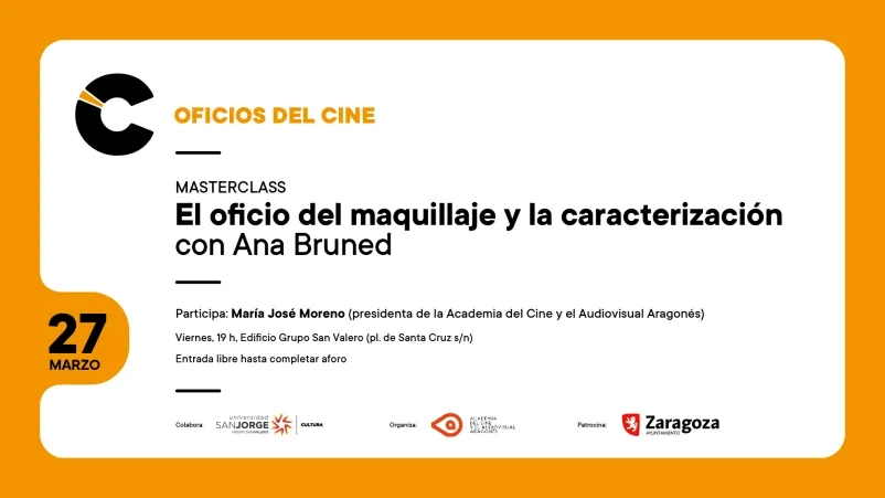 Los oficios del cine: «El oficio del maquillaje y la caracterización», con Ana Bruned