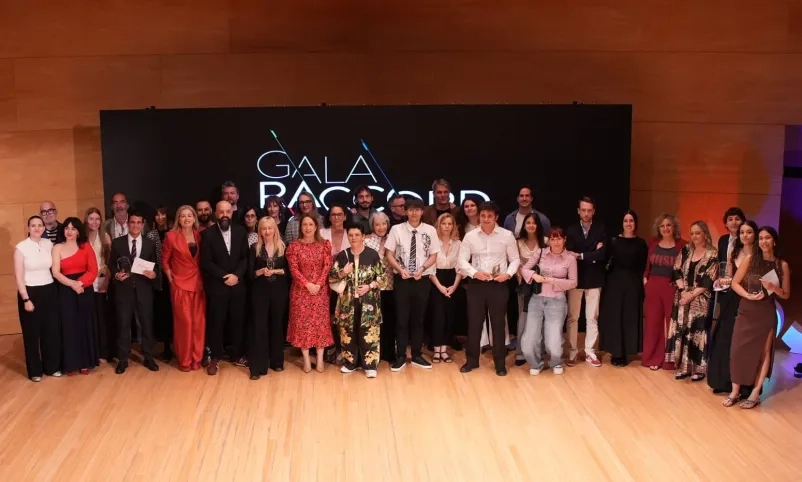 La XII Gala Raccord de la Universidad San Jorge reconoce el talento emergente del audiovisual aragonés