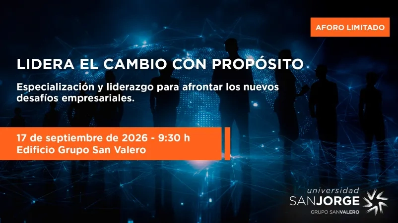 Jornada 'Lidera el cambio con propósito: Especialización y liderazgo para afrontar los nuevos desafíos empresariales'