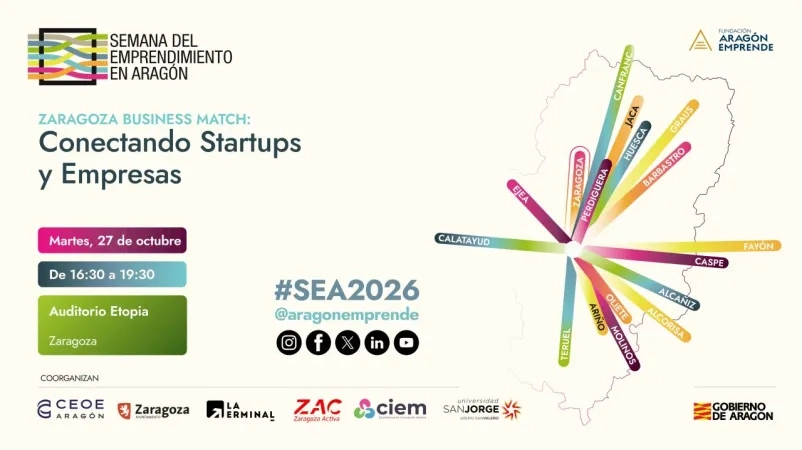 Zaragoza Business Match, actividad de la Semana del Emprendimiento en Aragón, contará con la participación del alumni de la USJ Luis Ángel Peralta
