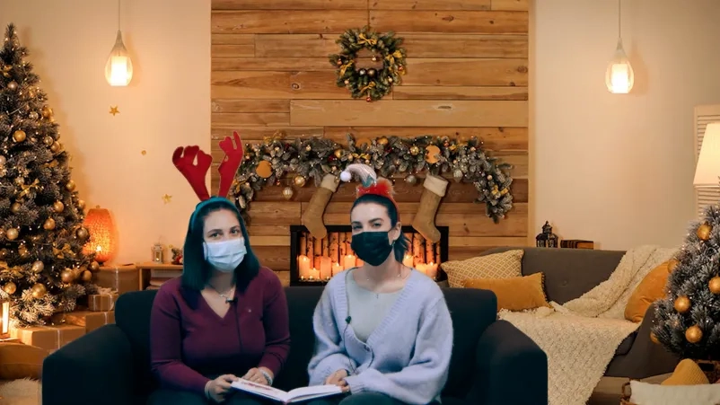 La Facultad de Comunicación y Ciencias Sociales vuelve a colaborar con el Aula Hospitalaria del Hospital Miguel Servet grabando cuentos de Navidad para los niños hospitalizados