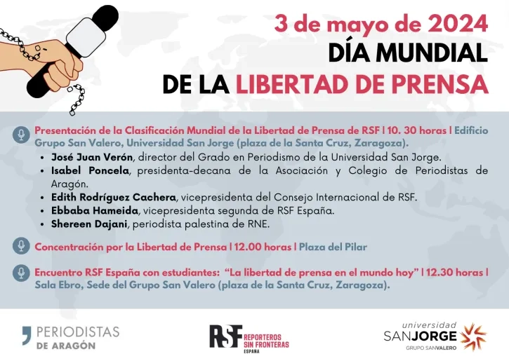 Jornada con Reporteros Sin Fronteras por el Día Mundial de la Libertad ...