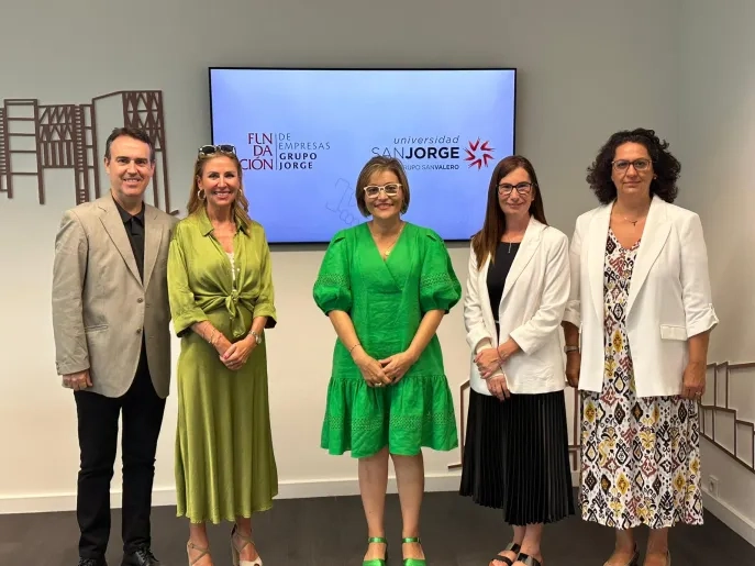 La Universidad San Jorge firma una cátedra con Fundación Grupo Jorge para fomentar la formación intergeneracional y desarrollar proyectos de investigación