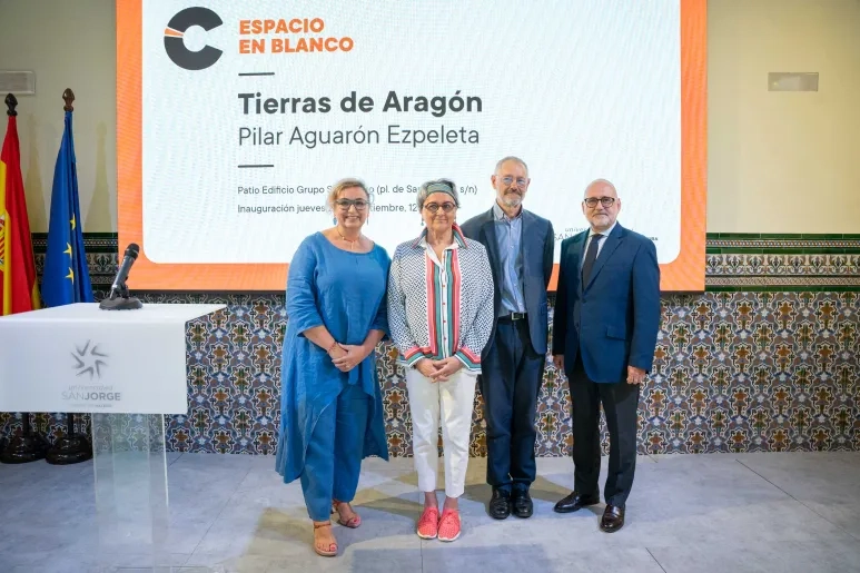 Cultura USJ inaugura la exposición «Tierras de Aragón» de la artista y escritora aragonesa Pilar Aguarón Ezpeleta