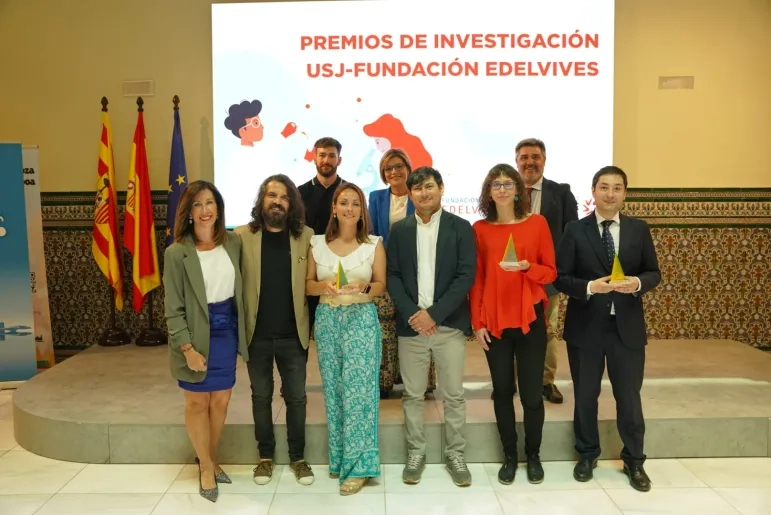 La Universidad San Jorge entrega los Premios de Investigación creados en colaboración con la Fundación Edelvives
