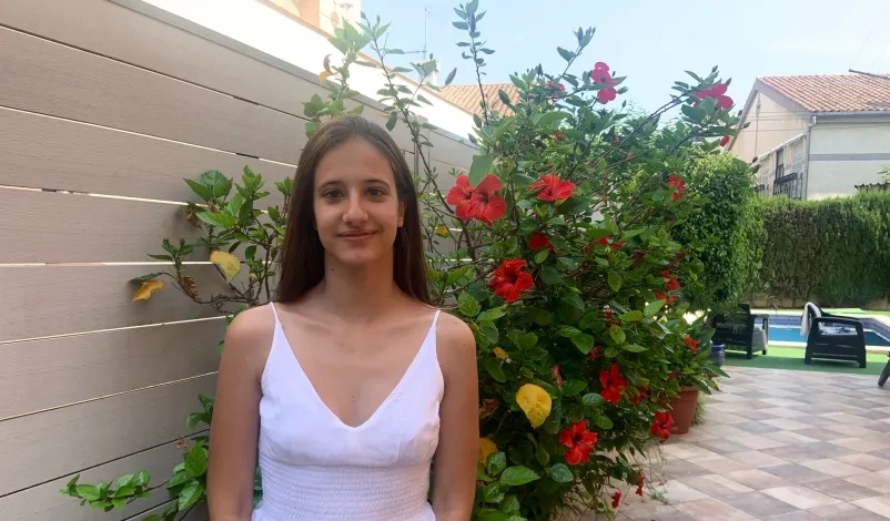 La estudiante Sara Castañosa, segunda mejor nota de la EVAU en Aragón, cursará ADE y Derecho en la USJ