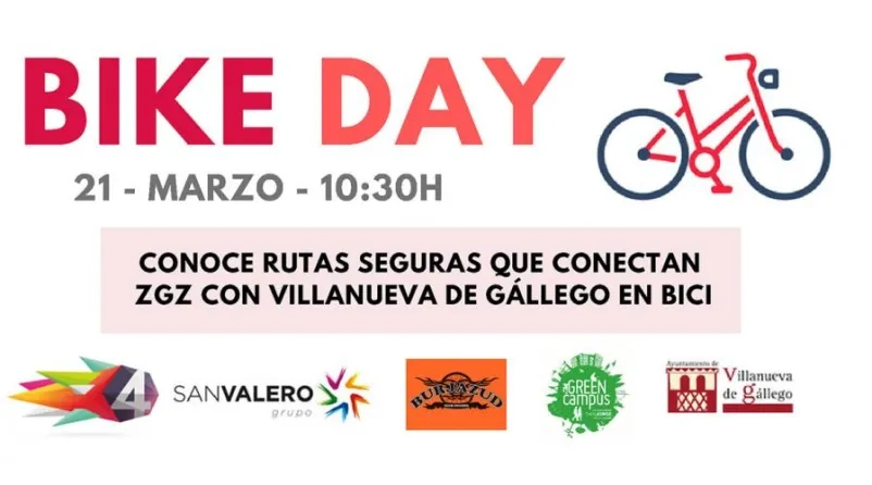 El ‘Bike day’ invita a explorar rutas en bici entre Zaragoza y la USJ