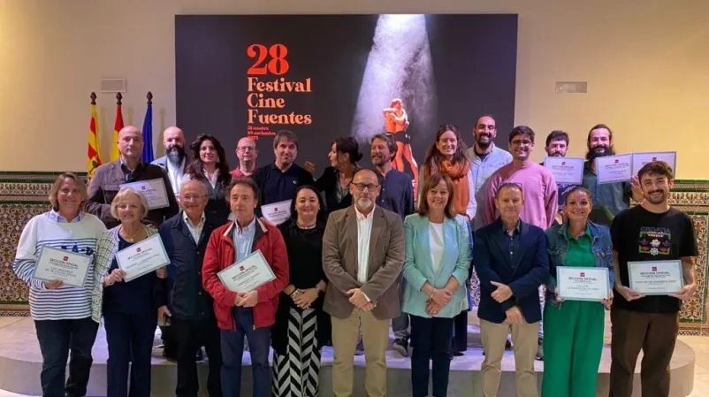 El Edificio Grupo San Valero acoge el acto de nominaciones del Festival de Cine de Fuentes