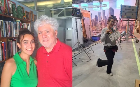 Tatiana Soler, egresada de Comunicación Audiovisual, participa como meritoria de producción en la última película de Pedro Almodóvar “La habitación de al lado”
