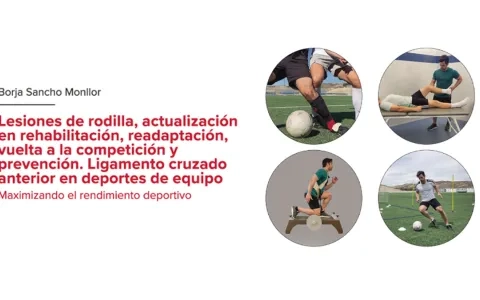 El antiguo alumno de los grados en Fisioterapia y en Ciencias de la Actividad Física y del Deporte Borja Sancho publica un libro sobre lesiones de rodilla con la prestigiosa editorial Aula Magna