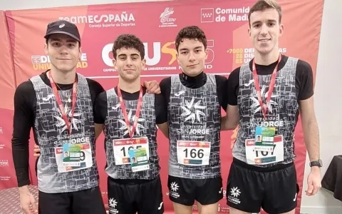 La Universidad San Jorge participa en el Campeonato de España Universitario de Campo a Través