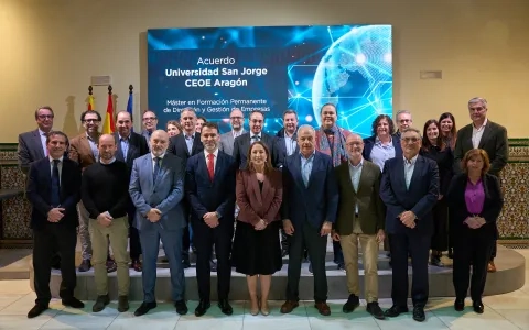 CEOE Aragón reafirma su compromiso con el Máster en Dirección y Gestión de Empresas de la Universidad San Jorge