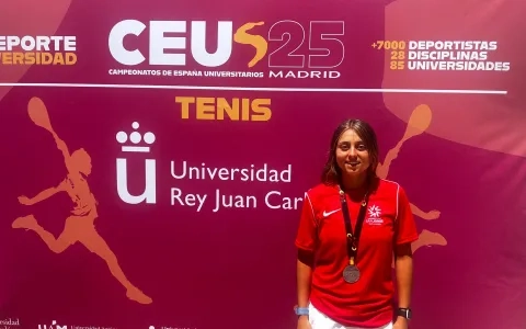 La alumna Andrea Palazón consigue la plata en el Campeonato de España Universitario de tenis 