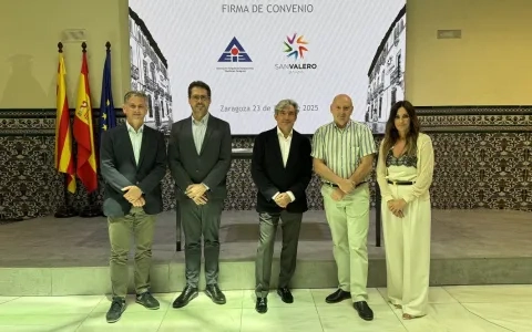  Grupo San Valero y la Asociación Empresarial de Instalaciones Eléctricas de Zaragoza firman un convenio de colaboración educativa 