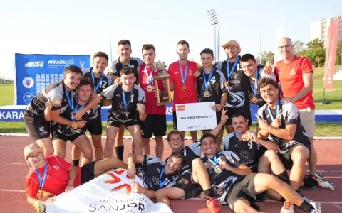 La Universidad San Jorge, campeona de Europa en el Campeonato de Rugby 7 Universitario