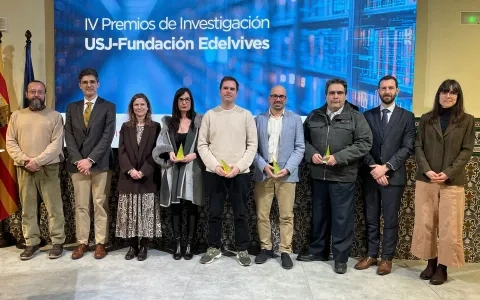 La cuarta edición de los Premios de Investigación USJ-Fundación Edelvives reconocen la excelencia y la trayectoria científica de los investigadores de la Universidad San Jorge