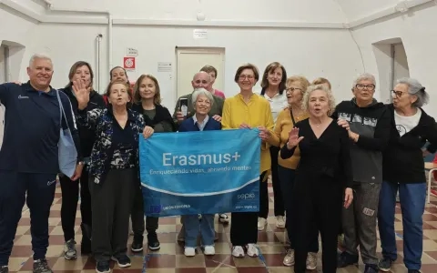 USJ Sénior inaugura su programa de movilidad Erasmus+ en Italia