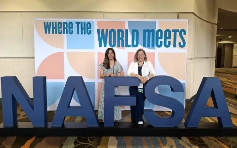 La Universidad San Jorge refuerza su proyección internacional en la feria NAFSA celebrada en Orlando