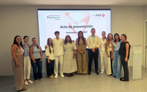Once alumnos de Enfermería de la USJ se incorporan al programa Talent Beats de Quirónsalud