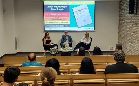 José María Otín del Castillo presenta su 'Manual de Criminología Clínica Aplicada'