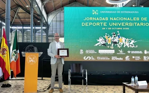 El Consejo Superior de Deportes otorga el Galardón de la Deportividad 2026 a Víctor Vicente, responsable de Deportes de la Universidad San Jorge